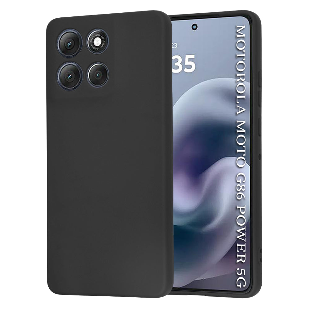 Etui na Motorola Moto G86 Power, Techsuit, SoftFlex, czarne