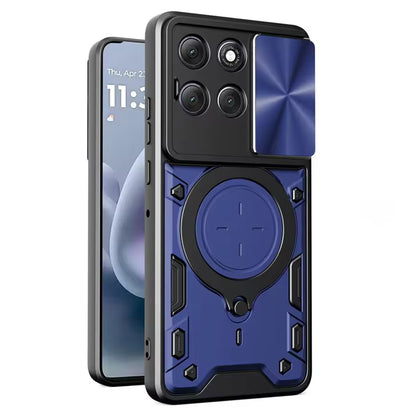 Case for Motorola Moto G86, Techsuit, CamGuard Pro, Blue
