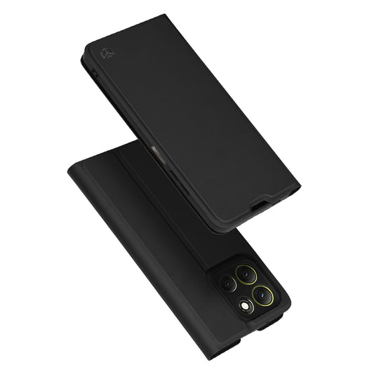 Etui na Motorola Moto G86, Techsuit, Magskin Book, czarne