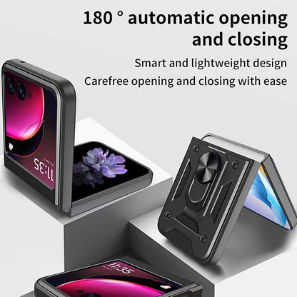 Etui do Motorola Razr 60 / Razr 50, Techsuit, CamShield, Czarna