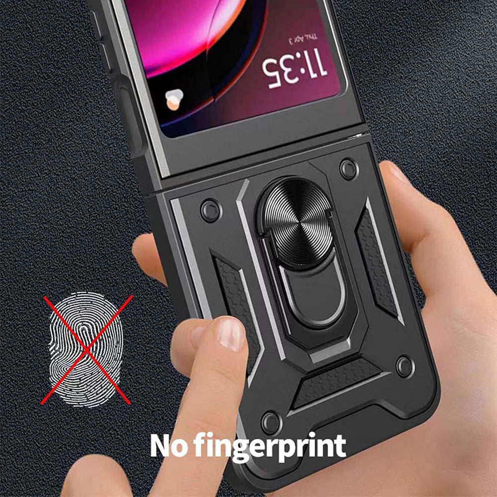 Etui do Motorola Razr 60 / Razr 50, Techsuit, CamShield, Czarna