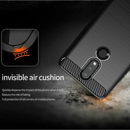 Case for Nokia 2.4, Techsuit, Carbon, Black