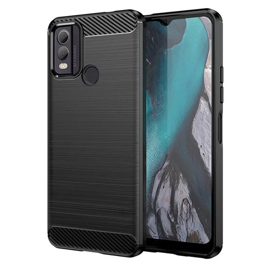 Etui na Nokia C22, Techsuit, Carbon, Czarny