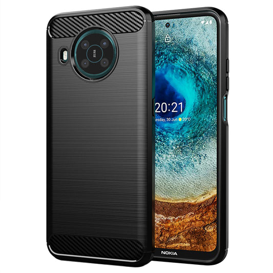 Etui na Nokia X10 / X20, Techsuit, Carbon, Czarny