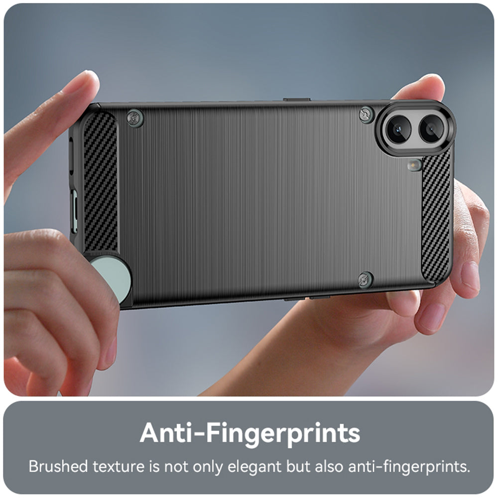 Etui na Nothing CMF Phone 1, Techsuit, Carbon, Czarny