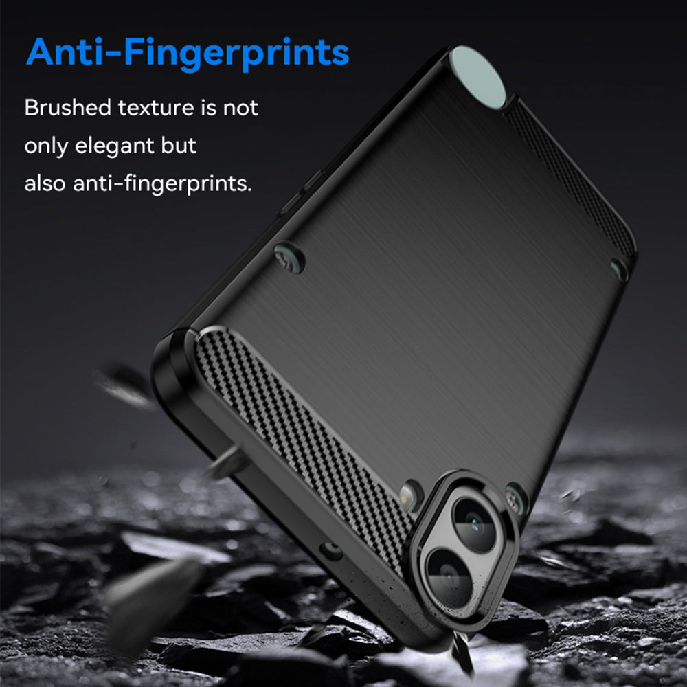 Etui na Nothing CMF Phone 1, Techsuit, Carbon, Czarny