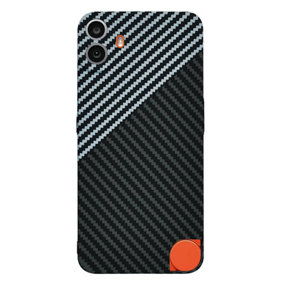 Case for Nothing CMF Phone 1, Techsuit, Carbonite FiberShell, Black Gray