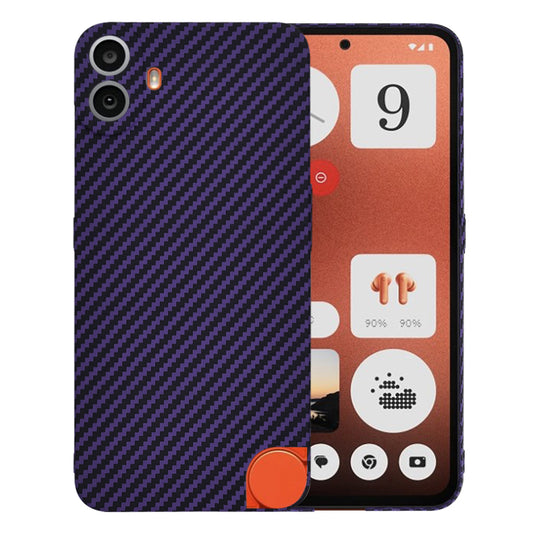 Etui na Nothing CMF Phone 1, Techsuit, Carbonite FiberShell, Fioletowy