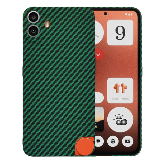 Etui na Nothing CMF Phone 1, Techsuit, Carbonite FiberShell, Zielony