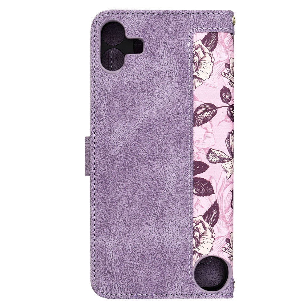 Etui na Nothing CMF Phone 1, Techsuit, FlipCraft, fioletowe