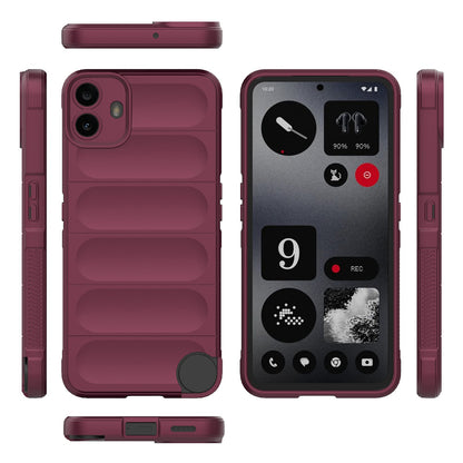 Etui na Nothing CMF Phone 1, Techsuit, Magic Shield, Wiśniowy