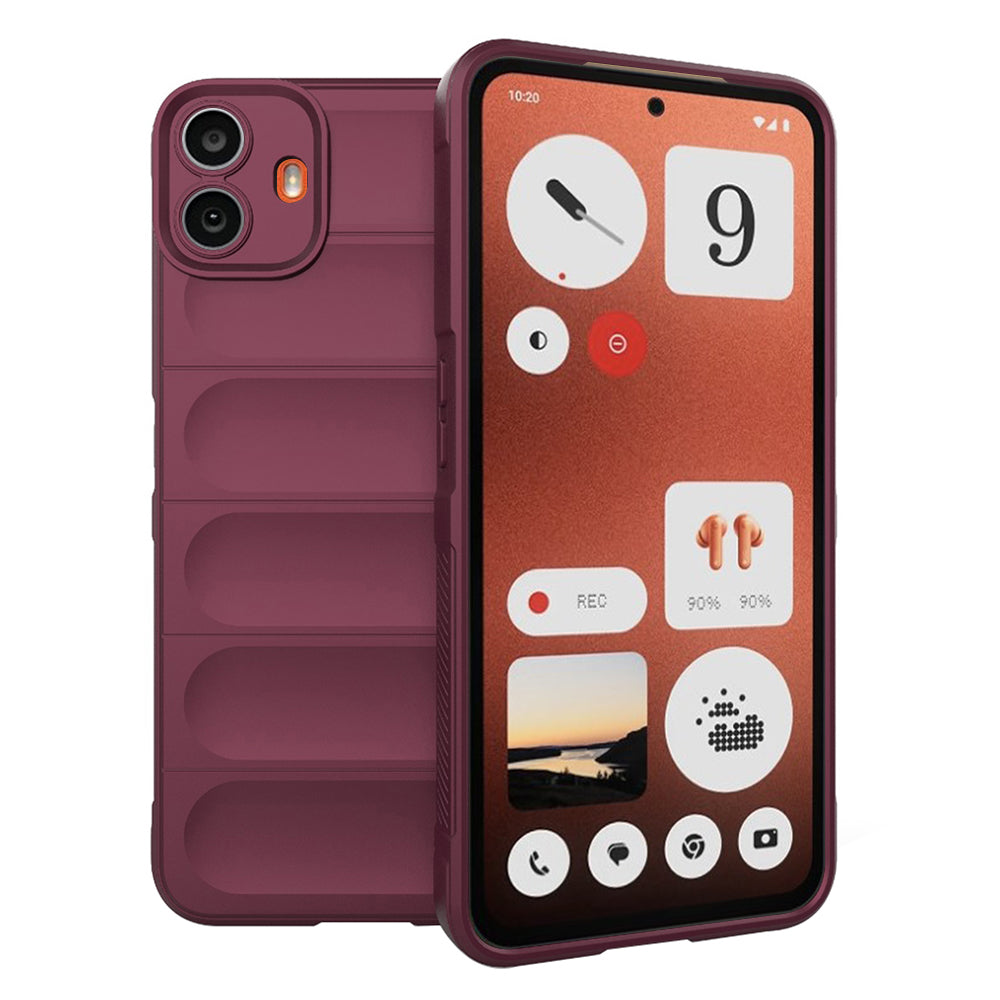 Etui na Nothing CMF Phone 1, Techsuit, Magic Shield, Wiśniowy
