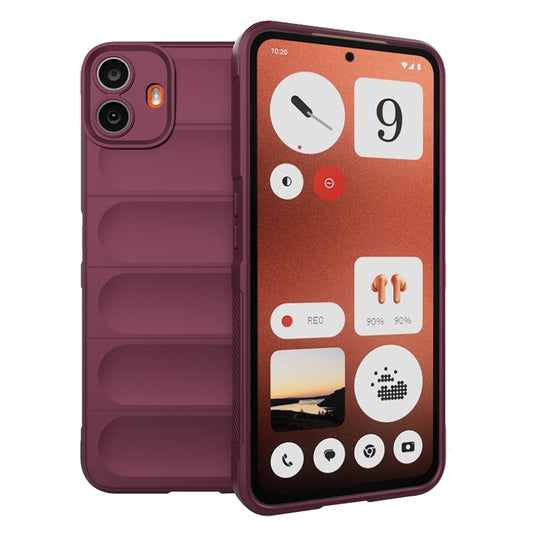 Etui na Nothing CMF Phone 1, Techsuit, Magic Shield, Wiśniowy