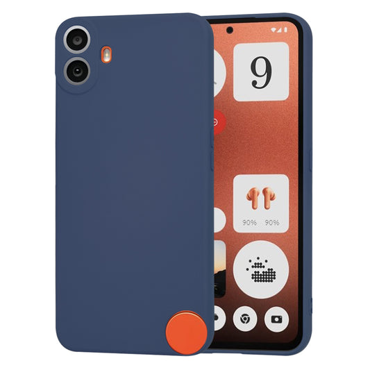 Etui na Nothing CMF Phone 1, Techsuit, SoftFlex, Granatowe