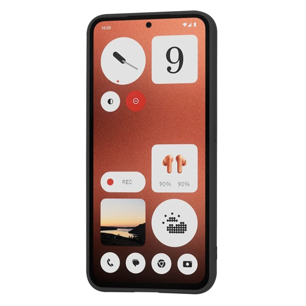 Case for Nothing CMF Phone 1, Techsuit, SoftFlex, Black