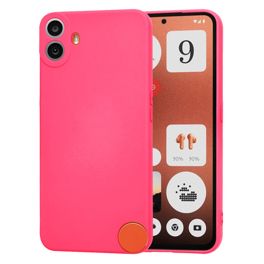 Etui na Nothing CMF Phone 1, Techsuit, SoftFlex, Ciemnoróżowy