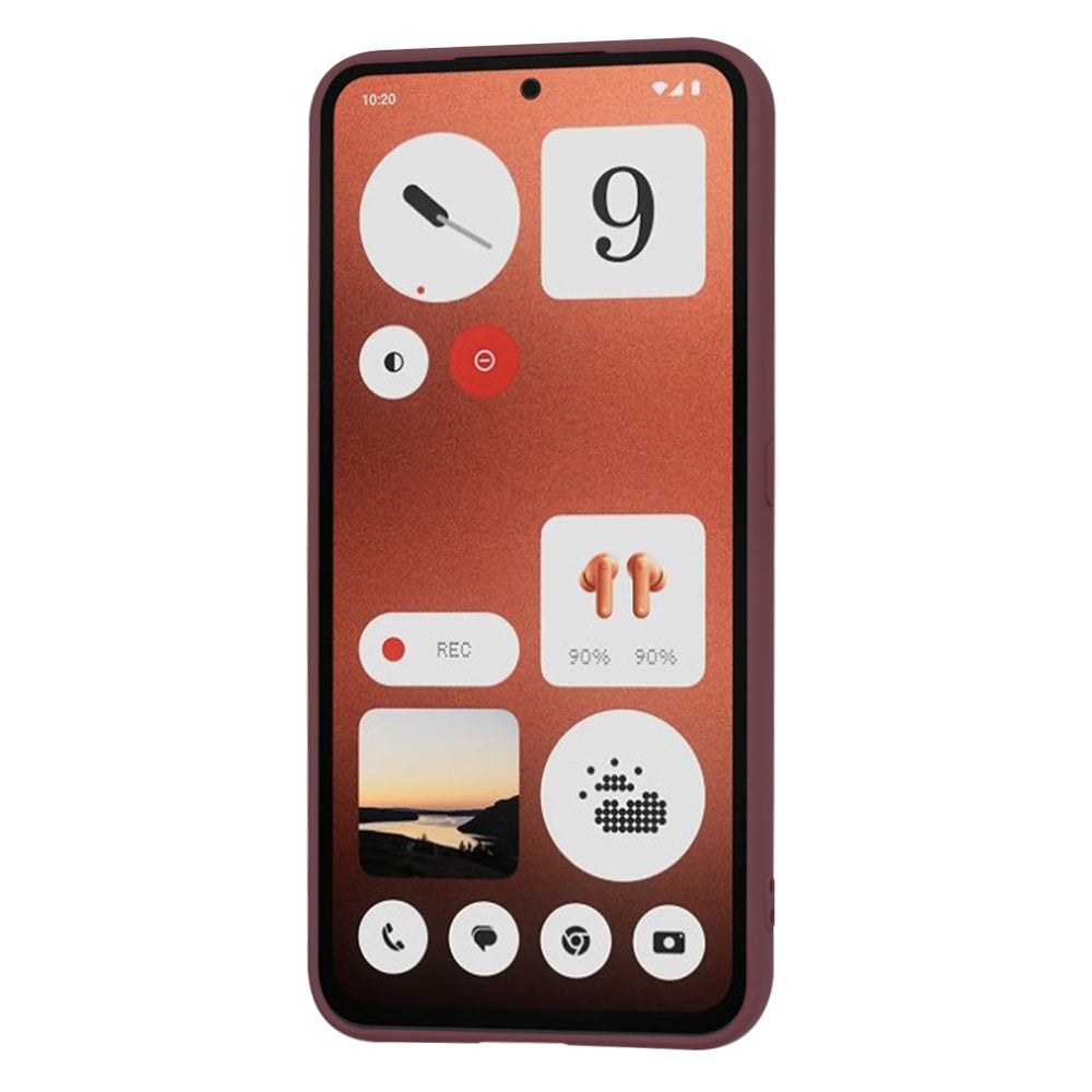 Etui na Nothing CMF Phone 1, Techsuit, SoftFlex, Wiśniowy