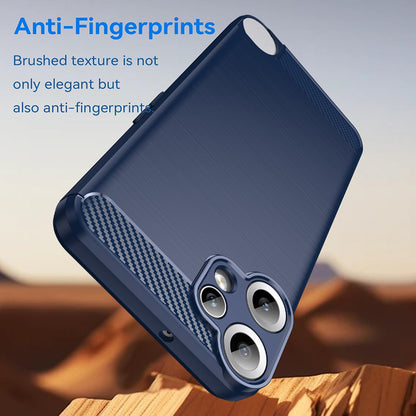 Case for Nothing CMF Phone 2 Pro, Techsuit, Carbon, Blue