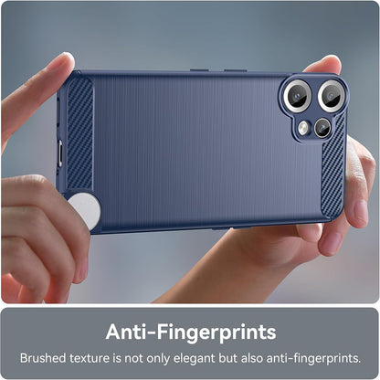 Case for Nothing CMF Phone 2 Pro, Techsuit, Carbon, Blue