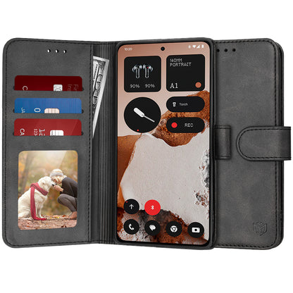 Etui na Nothing CMF Phone 2 Pro, Techsuit, Diary Book, czarne