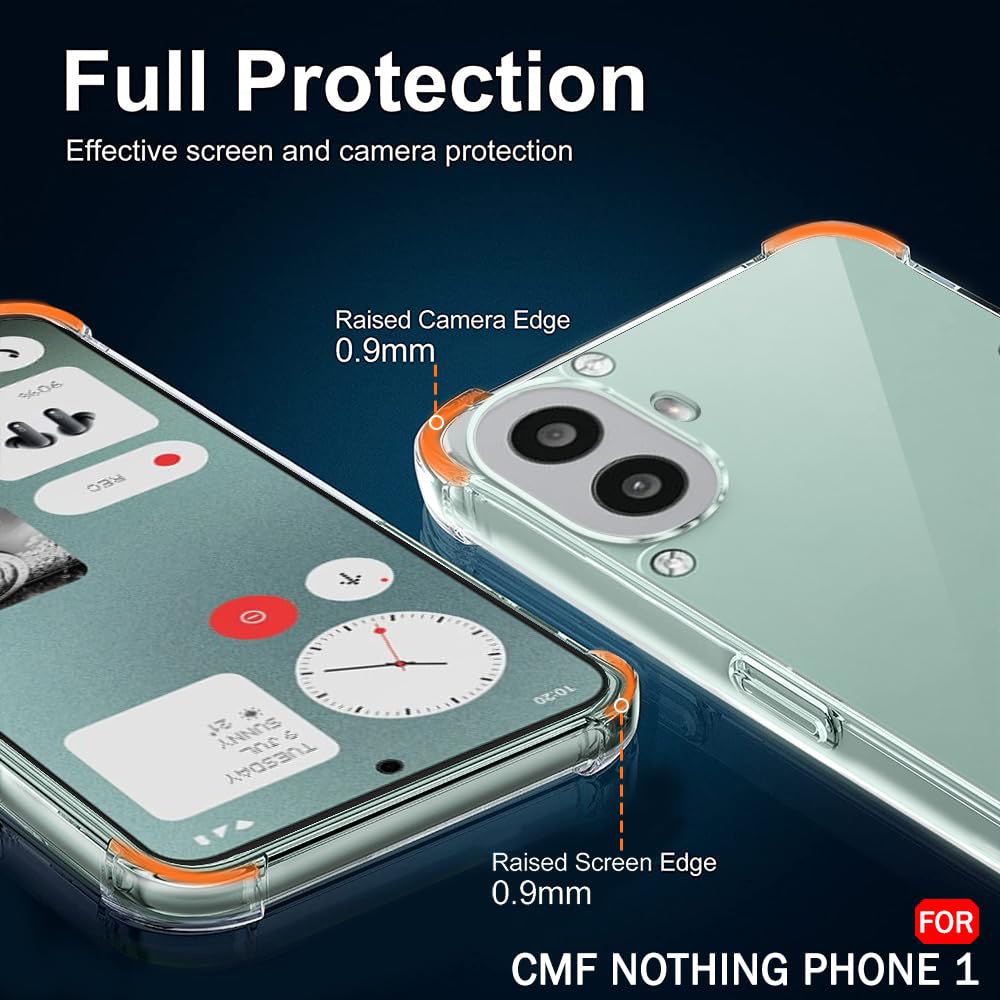 Etui na Nothing CMF Phone 2 Pro, Techsuit, Shockproof Clear, Przezroczyste
