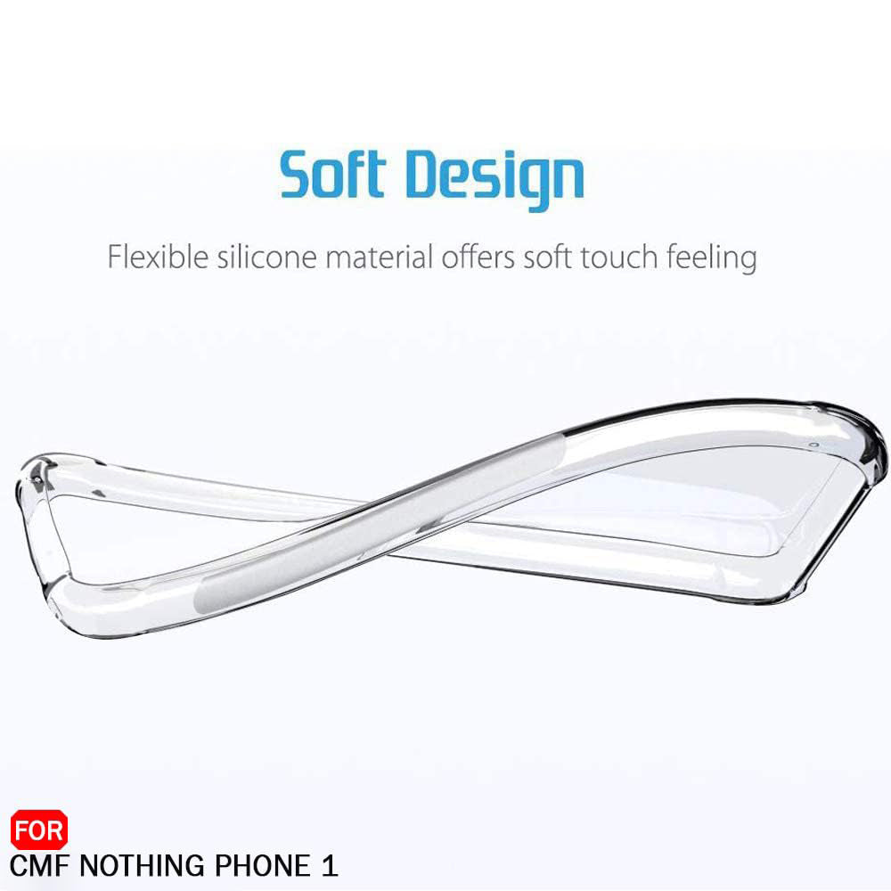 Etui na Nothing CMF Phone 2 Pro, Techsuit, Shockproof Clear, Przezroczyste