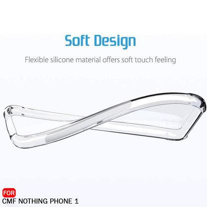 Etui na Nothing CMF Phone 2 Pro, Techsuit, Shockproof Clear, Przezroczyste