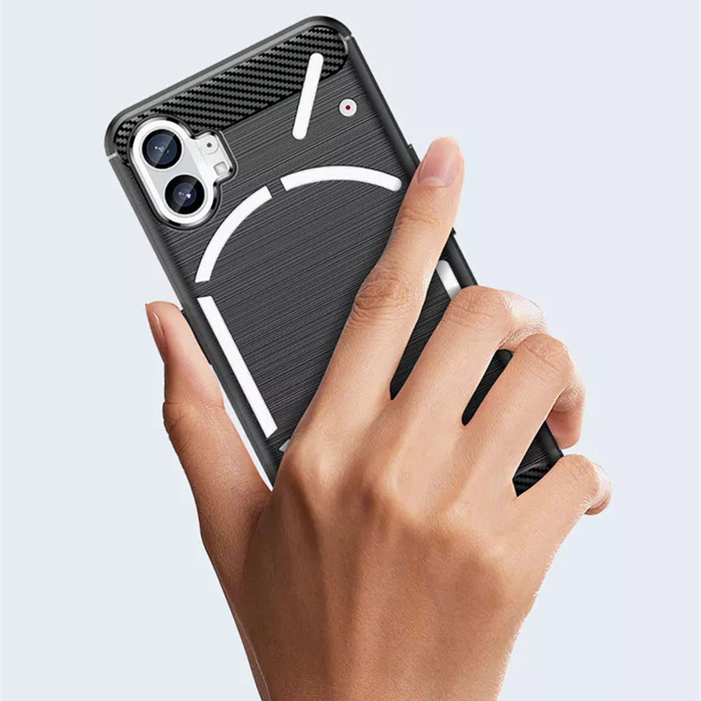 Etui na Nothing Phone (1), Techsuit, Carbon, Czarny