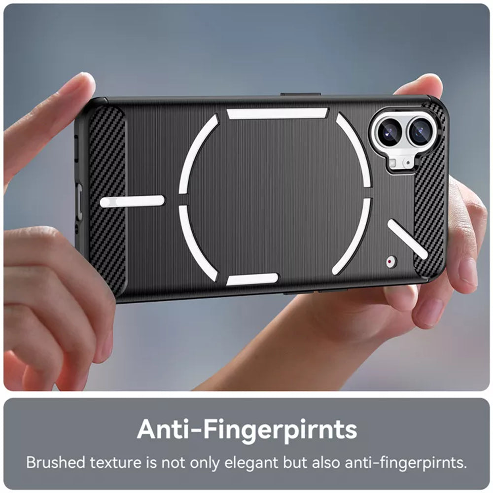 Etui na Nothing Phone (1), Techsuit, Carbon, Czarny