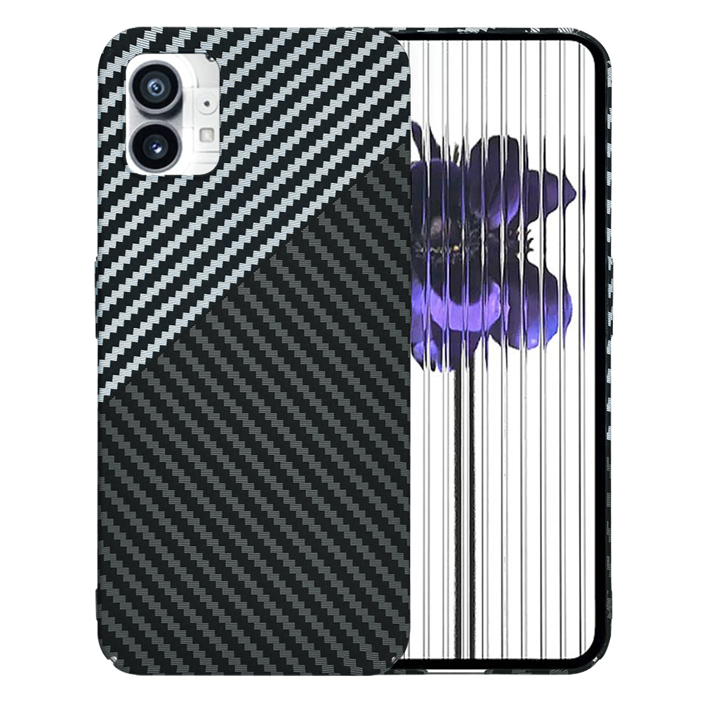 Etui na Nothing Phone (1), Techsuit, Carbonite FiberShell, Czarny Szary