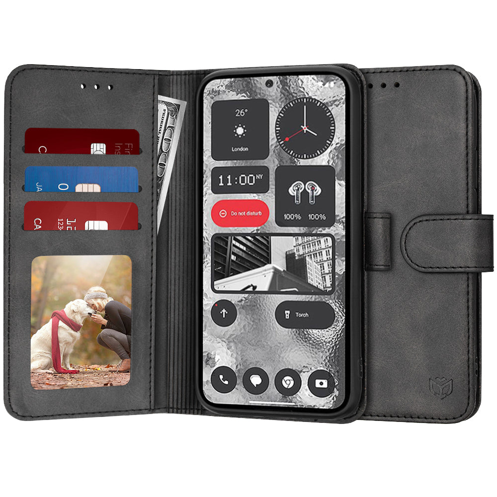 Etui na Nothing Phone (2), Techsuit, Diary Book, czarne
