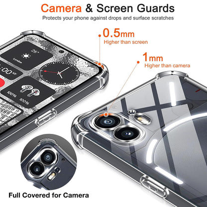 Etui na Nothing Phone (2), Techsuit, Shockproof Clear, Przezroczyste
