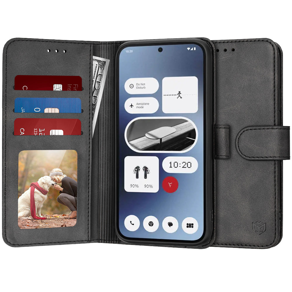 Etui na Nothing Phone (2a) Plus / Phone (2a), Techsuit, Diary Book, czarne