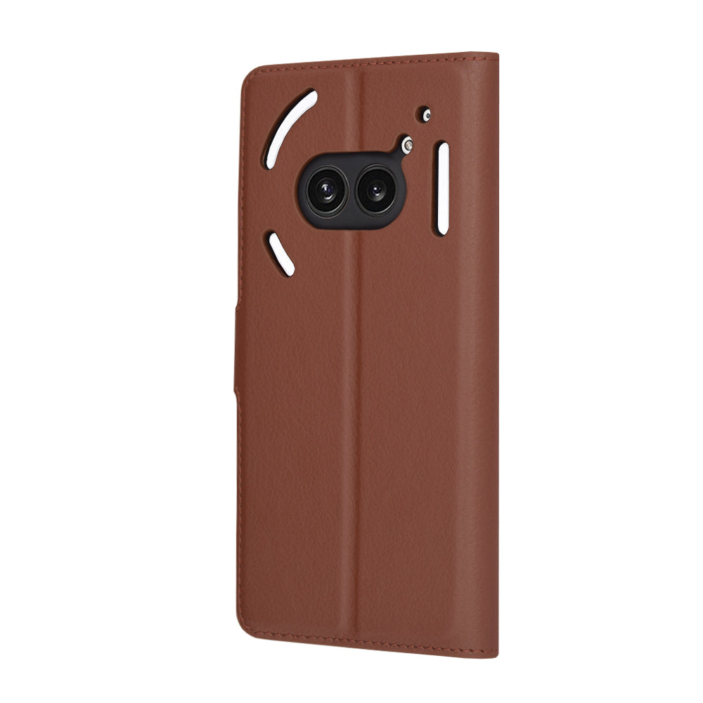 Etui na Nothing Phone (2a) Plus / Phone (2a), Techsuit, Leather Folio, Brązowe