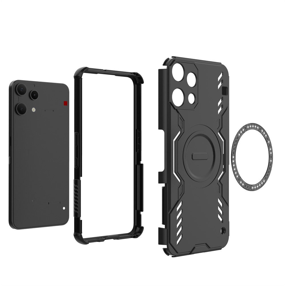 Case for Nothing Phone (3a) Lite, Techsuit, ArmorMag, Blue