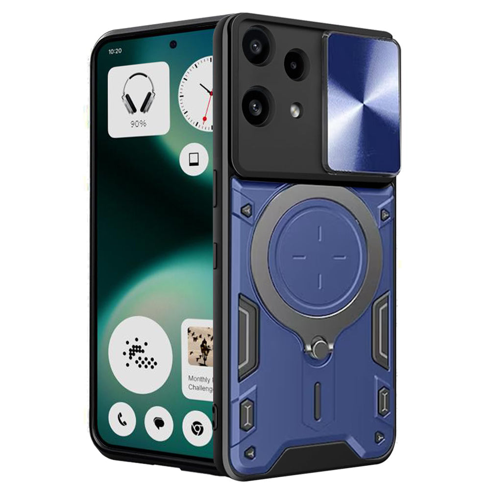 Etui na Nothing Phone (3a) Lite, Techsuit, CamGuard Pro, Niebieskie