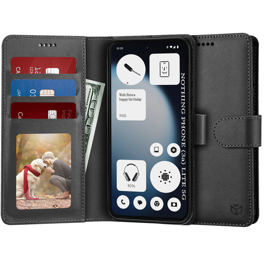 Etui na Nothing Phone (3a) Lite, Techsuit, Diary Book, Czarne