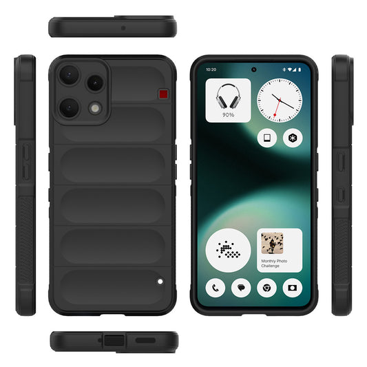 Etui na Nothing Phone (3a) Lite, Techsuit, Magic Shield, Czarne