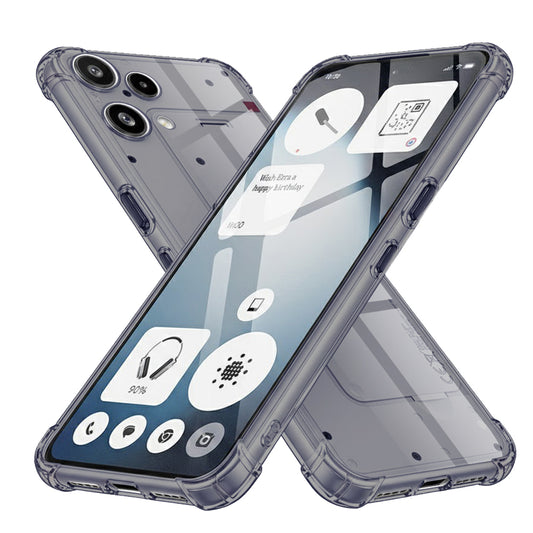 Etui na Nothing Phone (3a) Lite, Techsuit, Shockproof Clear, Czarne
