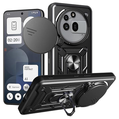 Etui na Nothing Phone (3a) Pro, Techsuit, CamShield, czarne