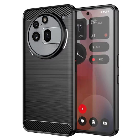 Etui na Nothing Phone (3a) Pro, Techsuit, Carbon, Czarny