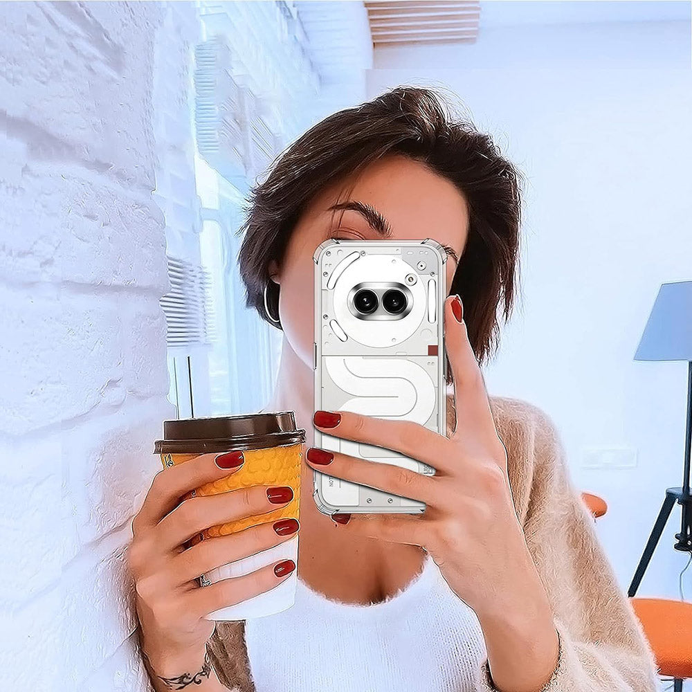 Case for Nothing Phone (3a) Pro, Techsuit, Shockproof Clear, Transparent