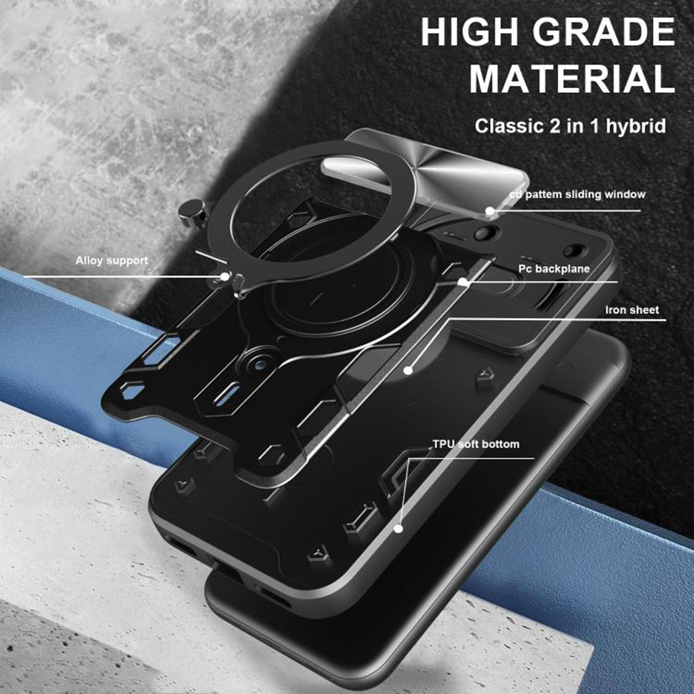 Etui na Nothing Phone (3a), Techsuit, CamGuard Pro, Fioletowy