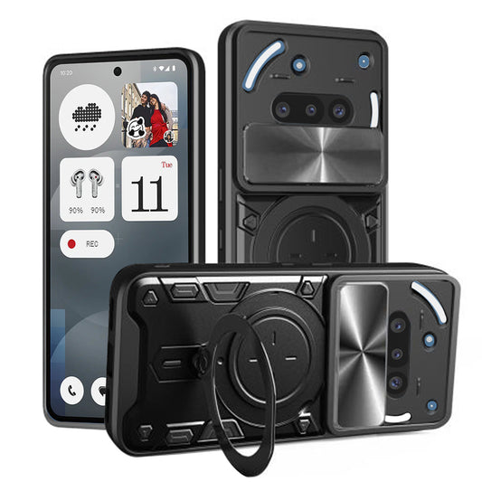 Etui na Nothing Phone (3a), Techsuit, CamGuard Pro, czarne