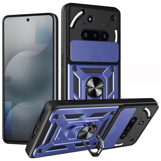 Etui na Nothing Phone (3a), Techsuit, CamShield, Niebieskie