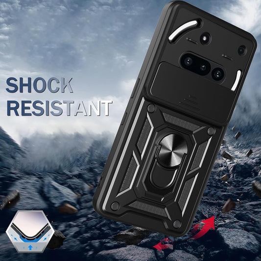 Etui na Nothing Phone (3a), Techsuit, CamShield, Niebieskie