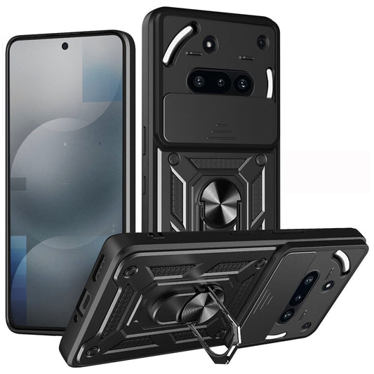 Etui na Nothing Phone (3a), Techsuit, CamShield, czarne