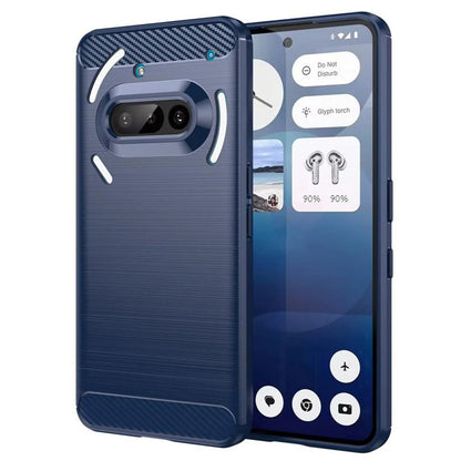 Case for Nothing Phone (3a), Techsuit, Carbon, Blue
