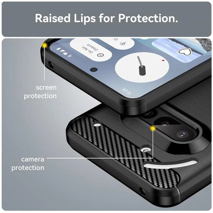 Case for Nothing Phone (3a), Techsuit, Carbon, Blue