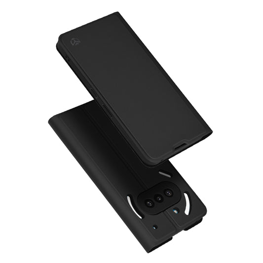 Etui na Nothing Phone (3a), Techsuit, Magskin Book, czarne